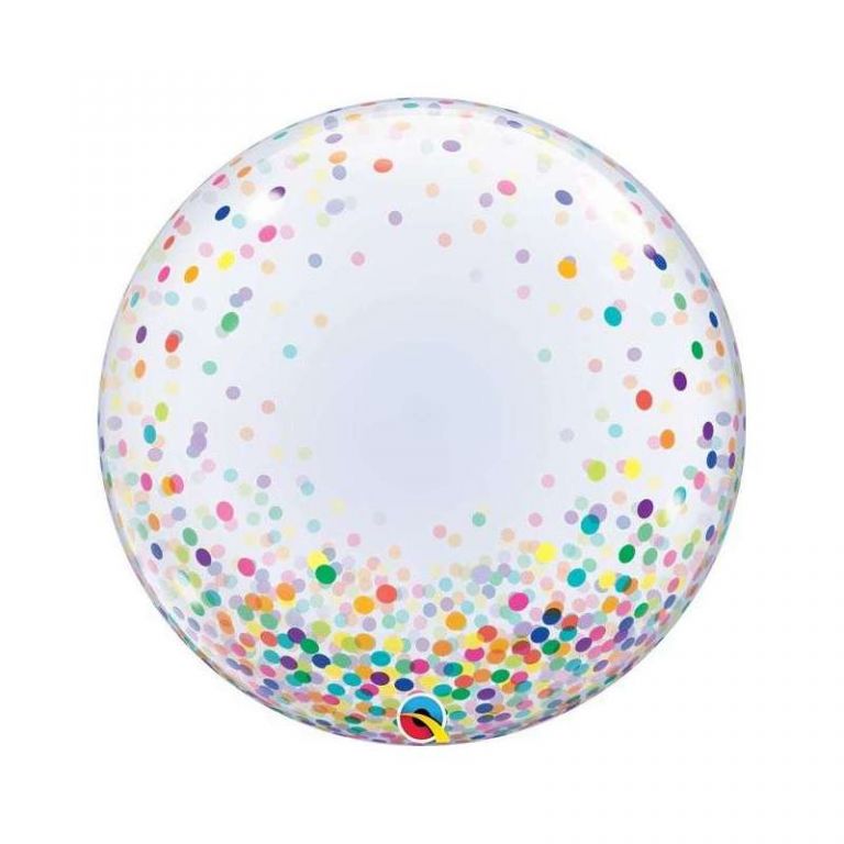 BUBBLE 24 DECO CORIANDOLI MULTICOLOR