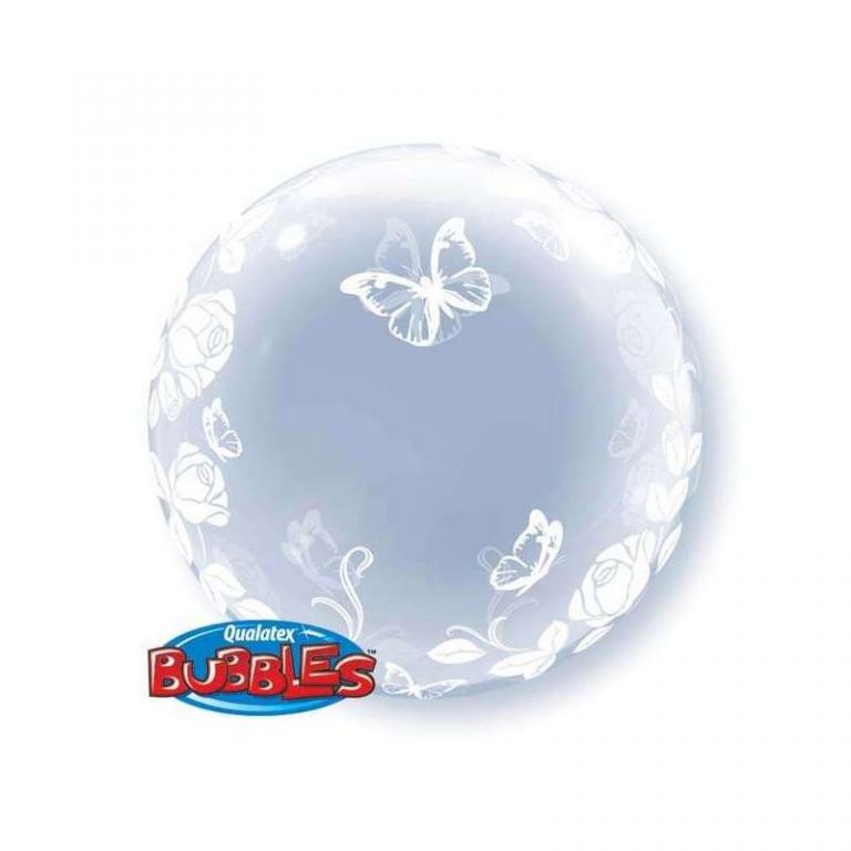 BUBBLE 24 DECO FIORI E FARFALLE