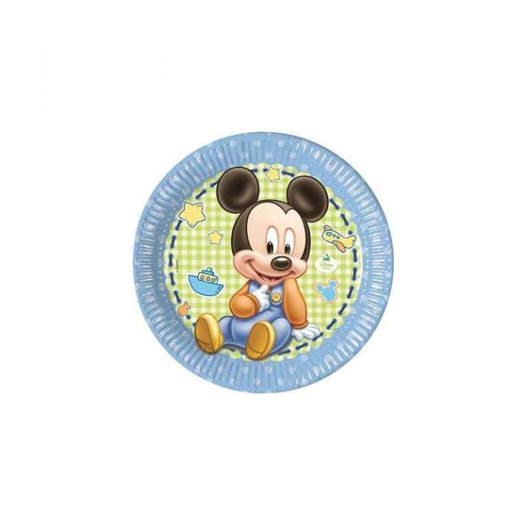 PIATTO GRANDE MICKEY BABY 8 PEZZI