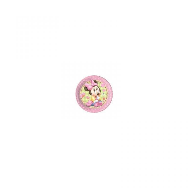 PIATTO GRANDE MINNIE BABY 8 PEZZI