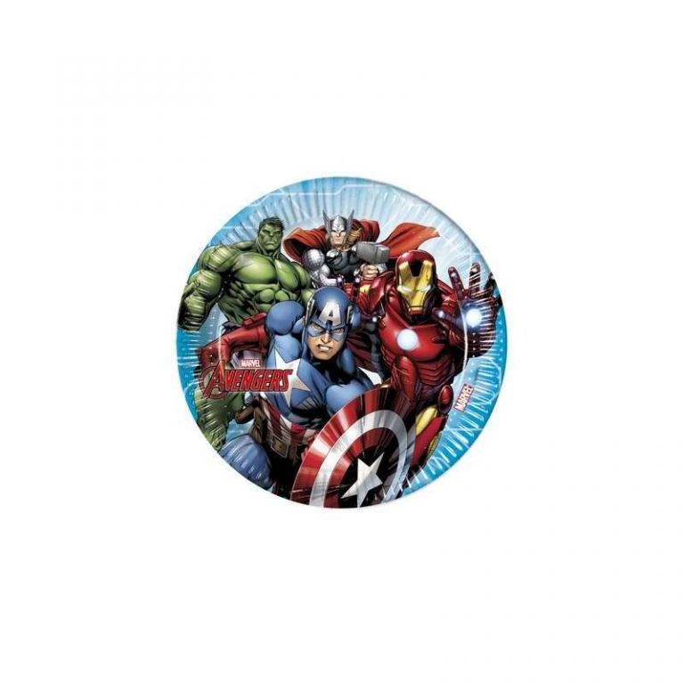 PIATTO GRANDE AVENGERS 8 PEZZI