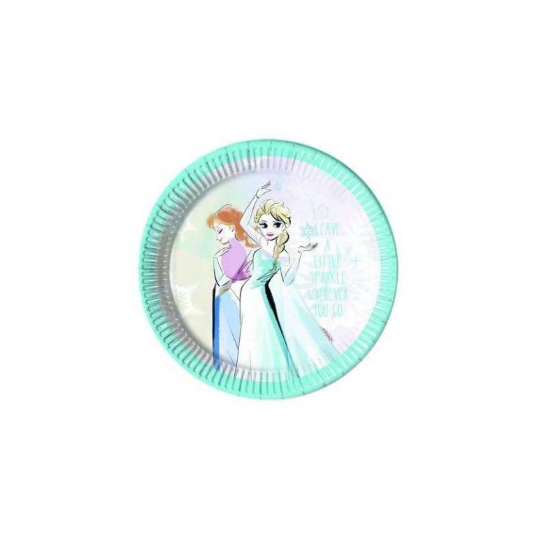 PIATTO GRANDE FROZEN SPARKLE 8 PEZZI