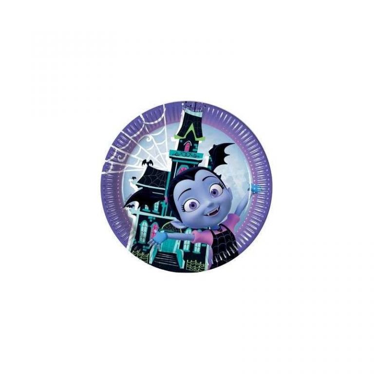 PIATTO GRANDE VAMPIRINA  8 PEZZI