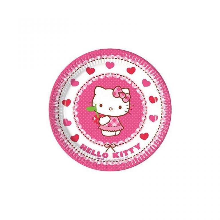 PIATTO PICCOLO HELLO KITTY 8 PEZZI