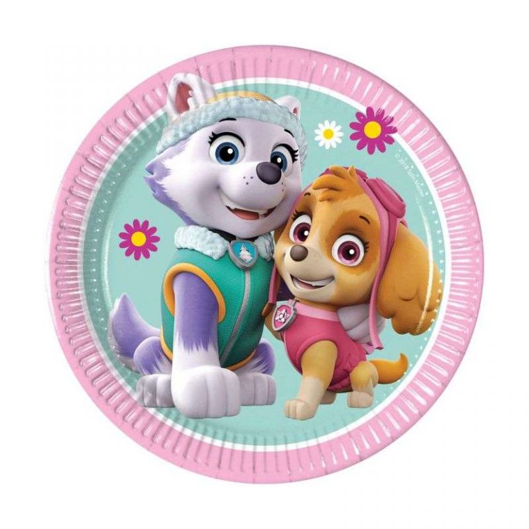 PIATTO PICCOLO PAW PATROL GIRL  8 PEZZI