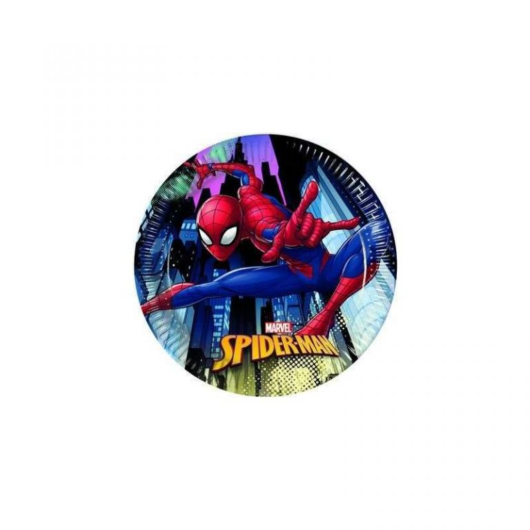 PIATTO PICCOLO SPIDERMAN TEAM  8 PEZZI