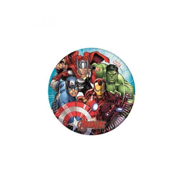 PIATTO PICCOLO AVENGERS 8 PEZZI