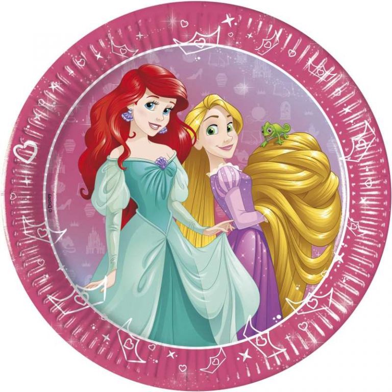 PIATTO PICCOLO PRINCIPESSE DISNEY 8 PEZZI