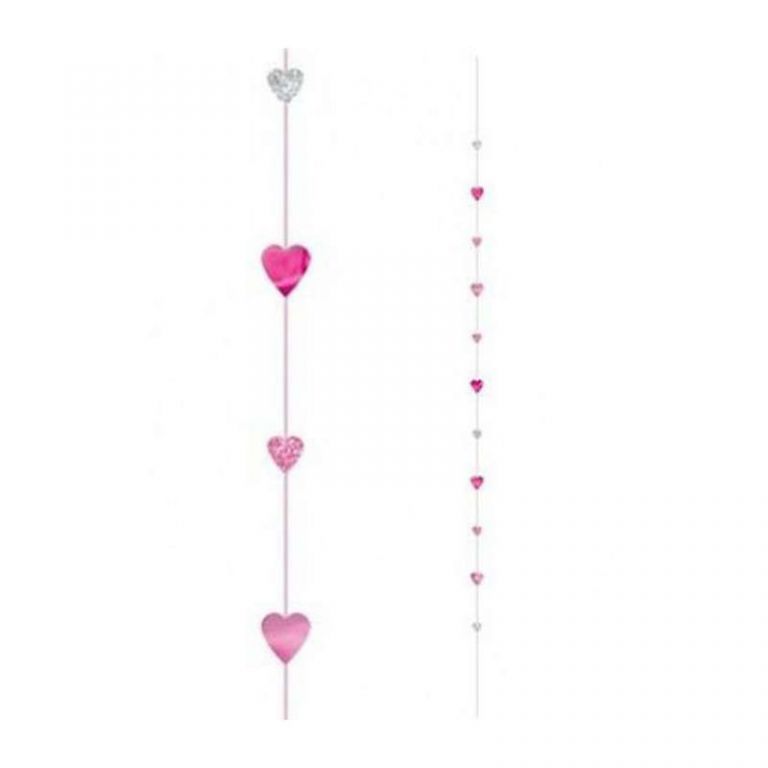 BALLOON TAIL CUORI ROSA