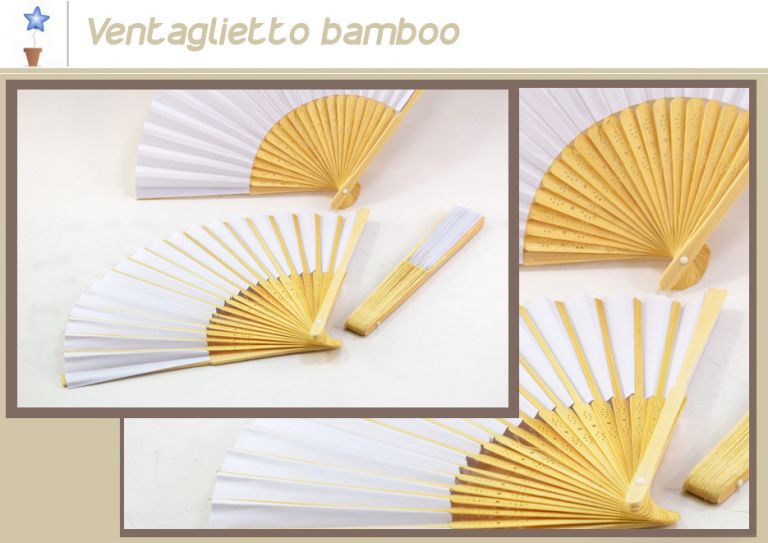 VENTAGLIO BAMBOO 12 PEZZI