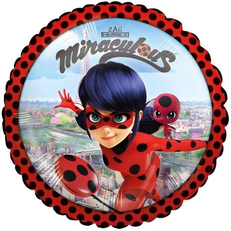 MYLAR TONDO  LADYBUG 18'