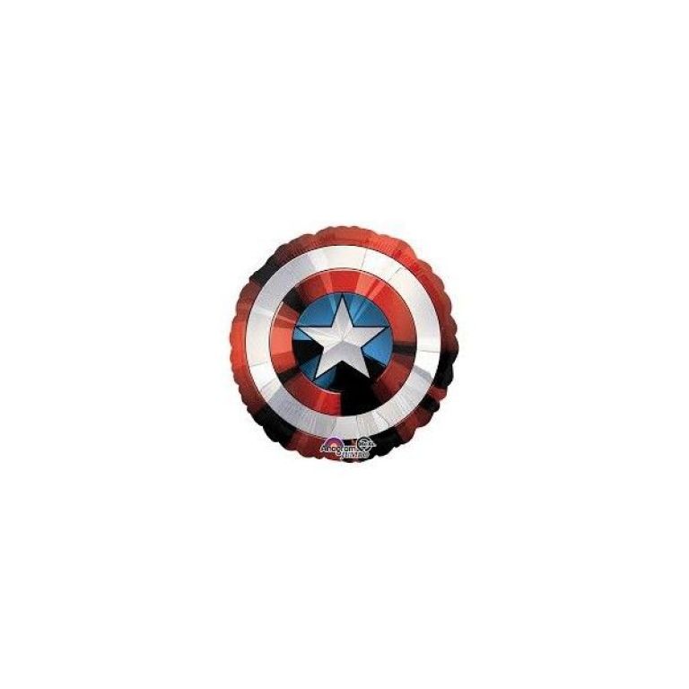 MYLAR SUPERSHAPE 28' SCUDO CAPITAN AMERICA