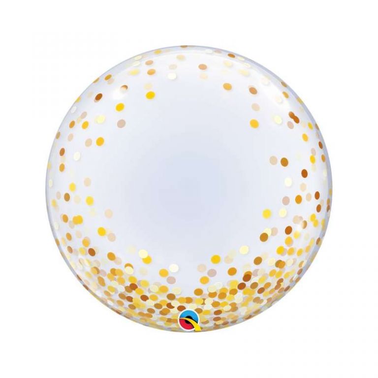 BUBBLE 24 DECO CORIANDOLI ORO