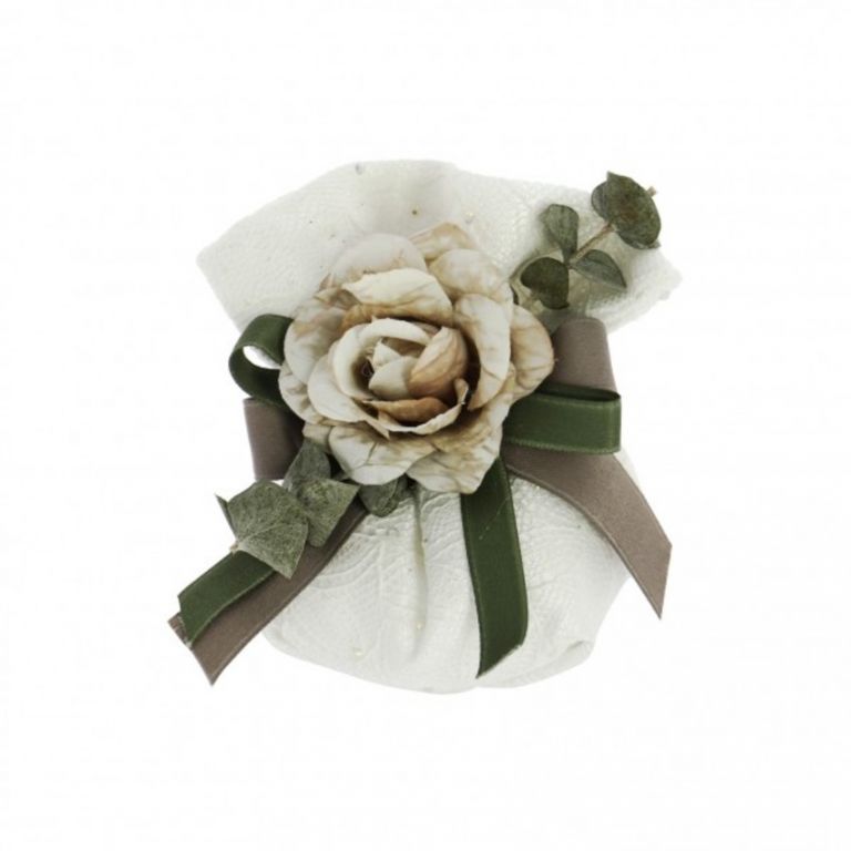 24 PEZZI BUSTA BASE QUADRATA PIZZO BIANCA