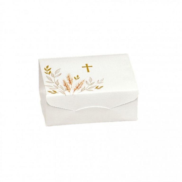 SCATOLA GIFT CROCE E SPIGHE ORO GRANDE 10 PEZZI