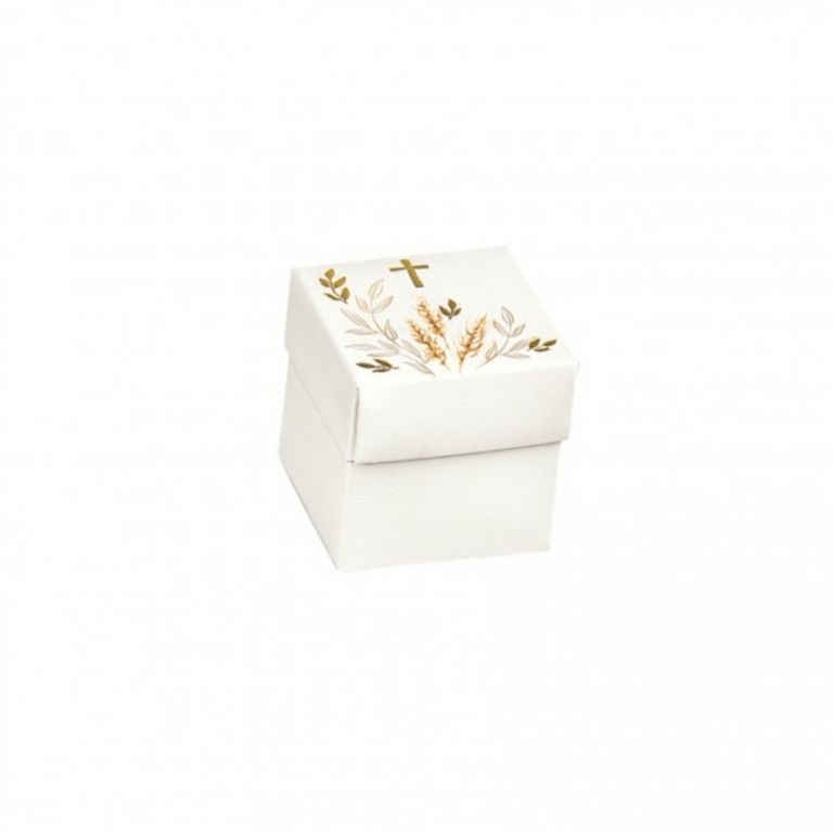 CUBO CROCE E SPIGHE ORO 10 PEZZI