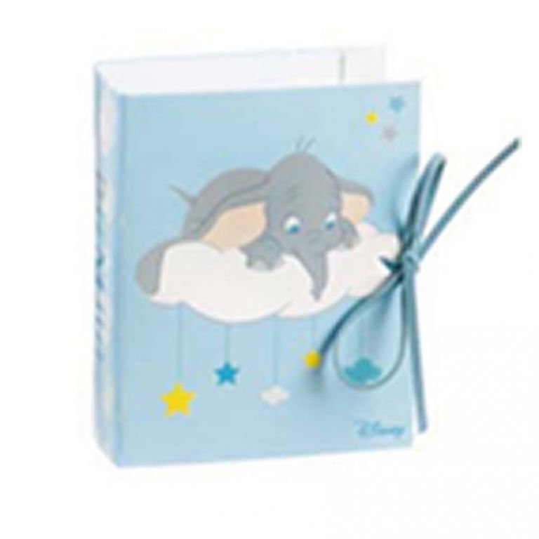 BOX LIBRO  6X3X7  DUMBO CELESTE 10 PEZZI
