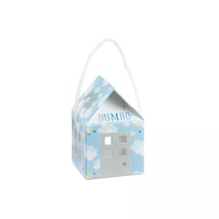 ASTUCCIO CASETTA DUMBO CELESTE 10 PEZZI