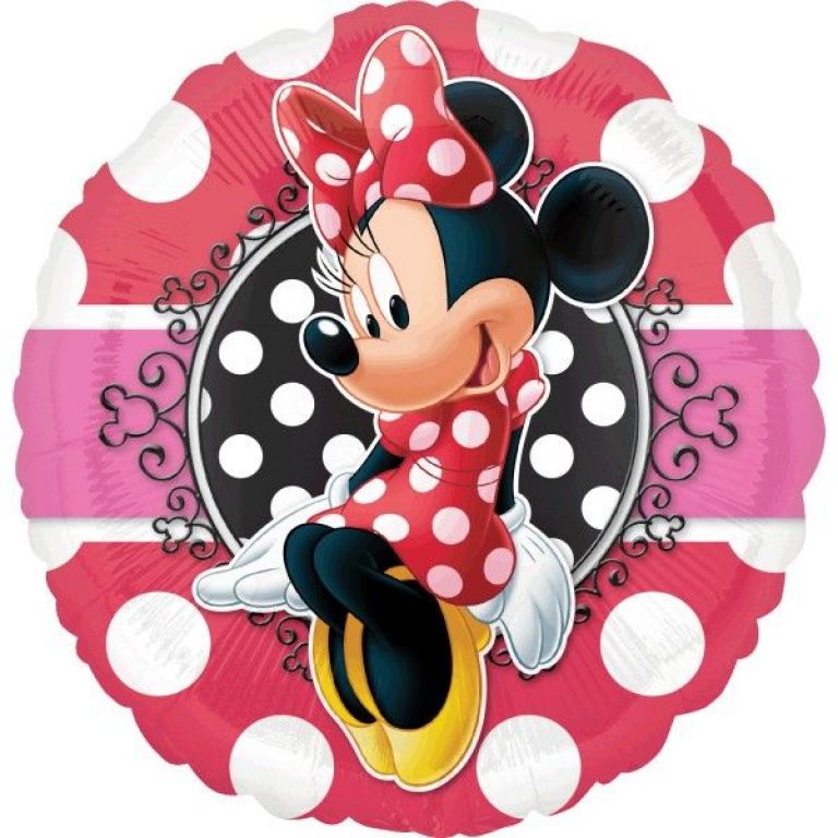 MYLAR TONDO 18 MINNIE