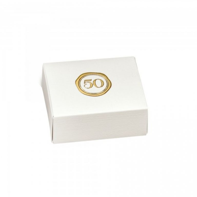 CASSETTO QUADRATO 50 ORO 10 PEZZI