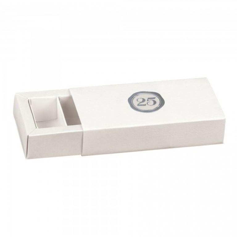 CASSETTO QUADRETTO 25 ARGENTO 10 PEZZI