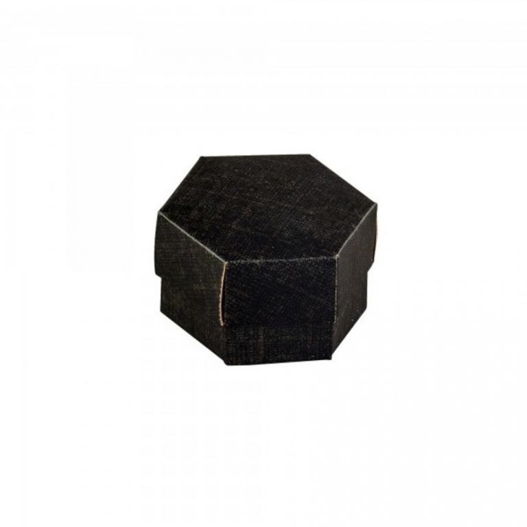 ESAGONO MEDIO  8X5,5 CON DIVISORIO NERO  10 PEZZI