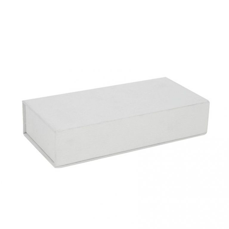 SCATOLA RIGIDA CHIUSURA MAGNETICA BIANCA 2 PEZZI