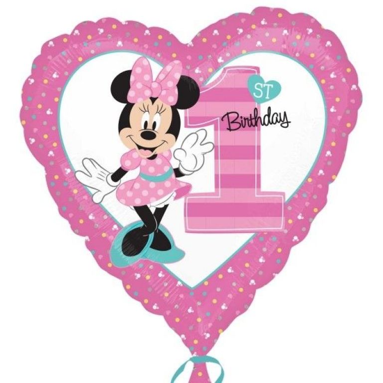 MYLAR18 1COMP  MINNIE CUORE