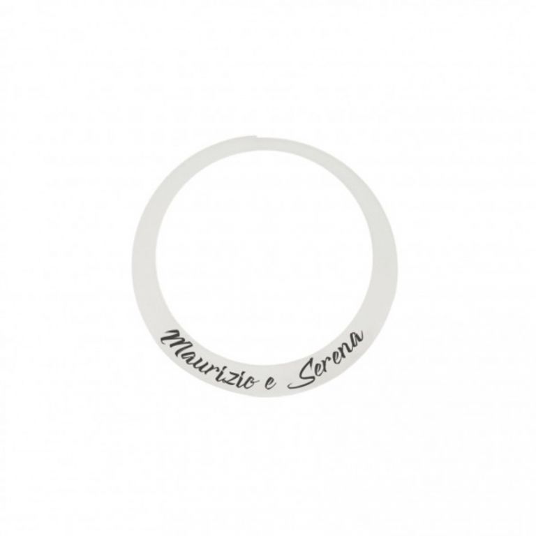 ANELLO LEGNO PERSONALIZZABILE 7 CM 10 PEZZI