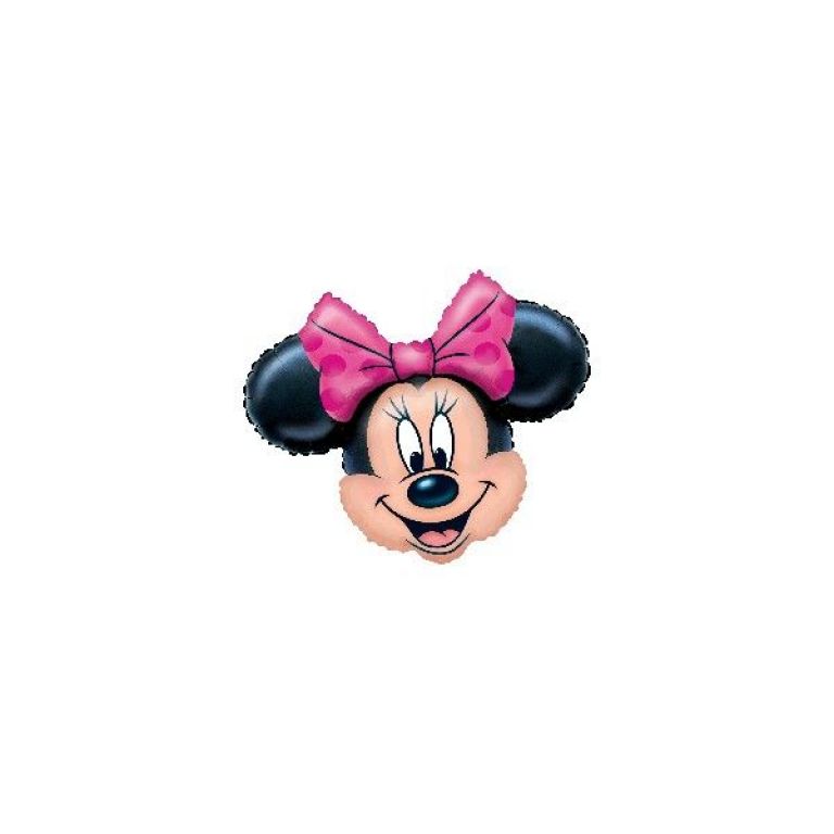 MYLAR SUPERSHAPE 28'x23' MINNIE FUXIA