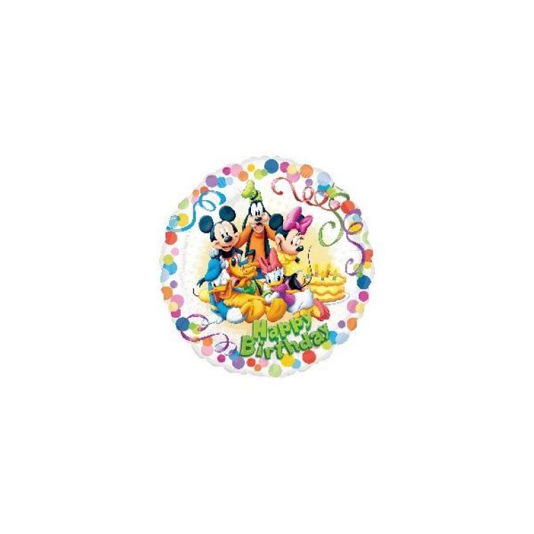 MYLAR TONDO 18' TOPOLINO PARTY