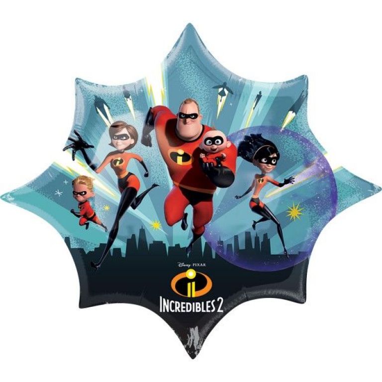 MYLAR SUPERSHAPE JUMBO 35'x29'INCREDIBLES