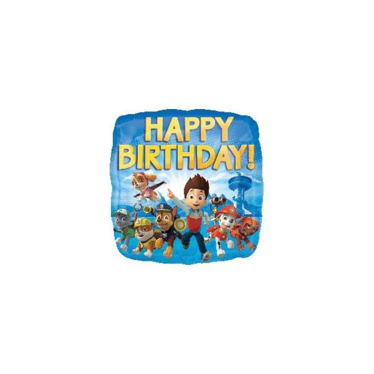 MYLAR18 PAWPATROL HAPPYBIRTHDAY