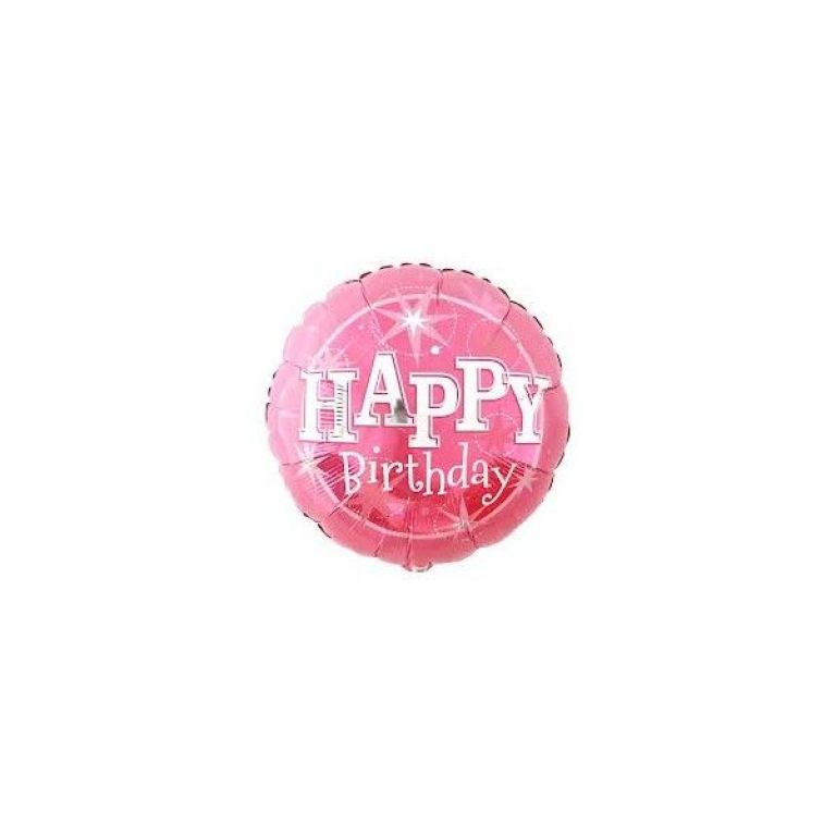 HAPPYBIRTH 18' PINK SPARKLE