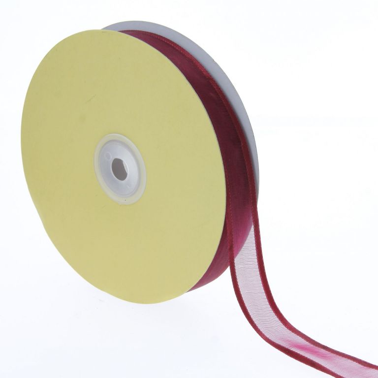 NASTRO ORGANZA SATINATA 12 mm x 50m