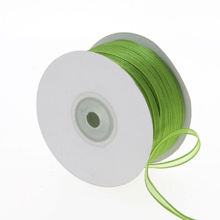 NASTRO ORGANZA SATINATA 6mm x 100 m