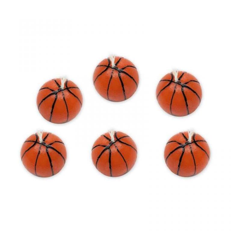 6 CANDELE PALLA BASKET