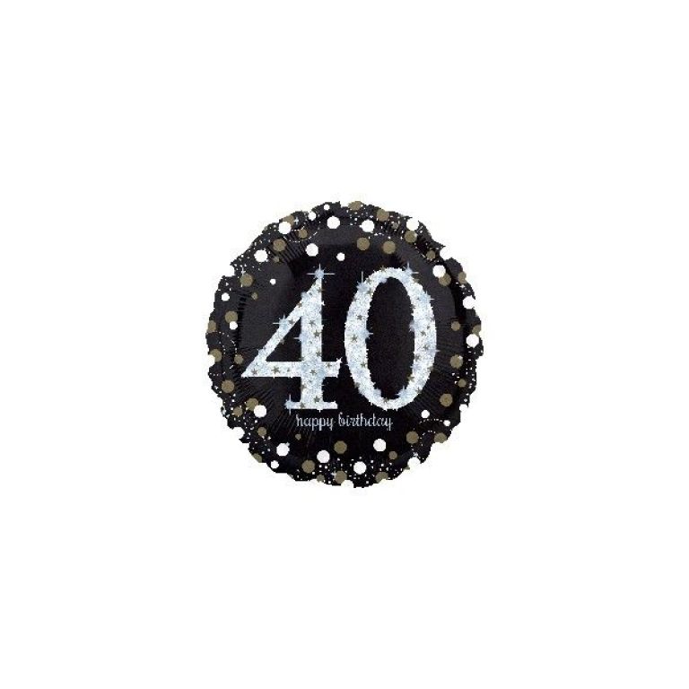 40 ANNI ROUND BLACK